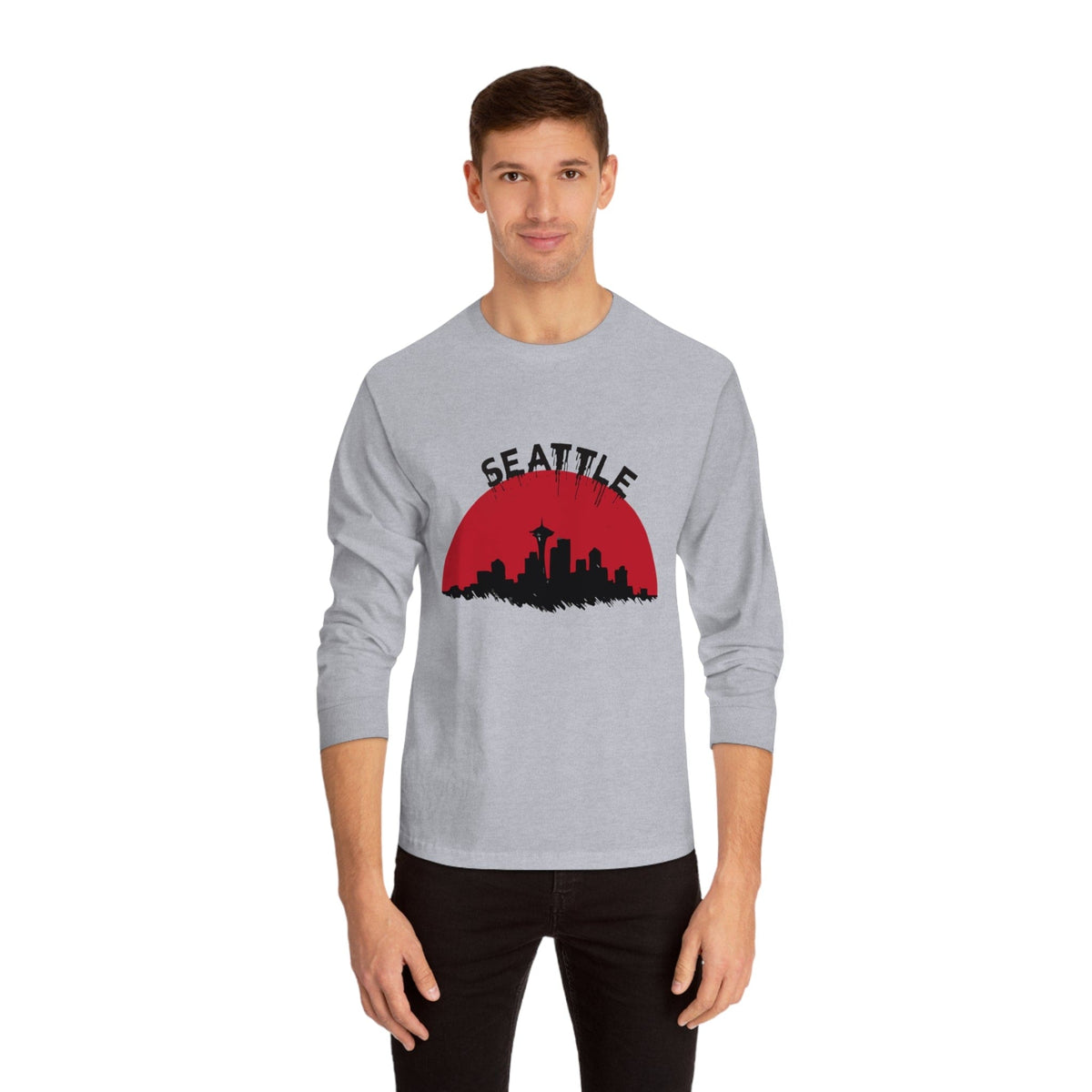 SEATTLE – Trendy Design, Premium Long Sleeve Tee