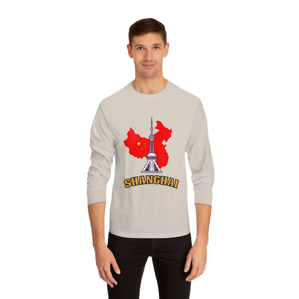 SHANGHAI – Trendy Design, Premium Long Sleeve Tee