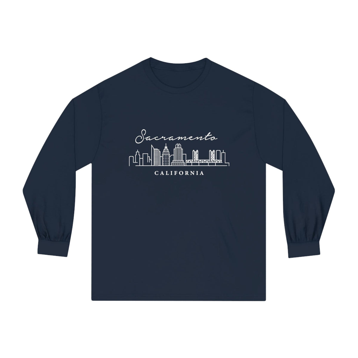 SACRAMENTO – Trendy Design, Premium Long Sleeve Tee