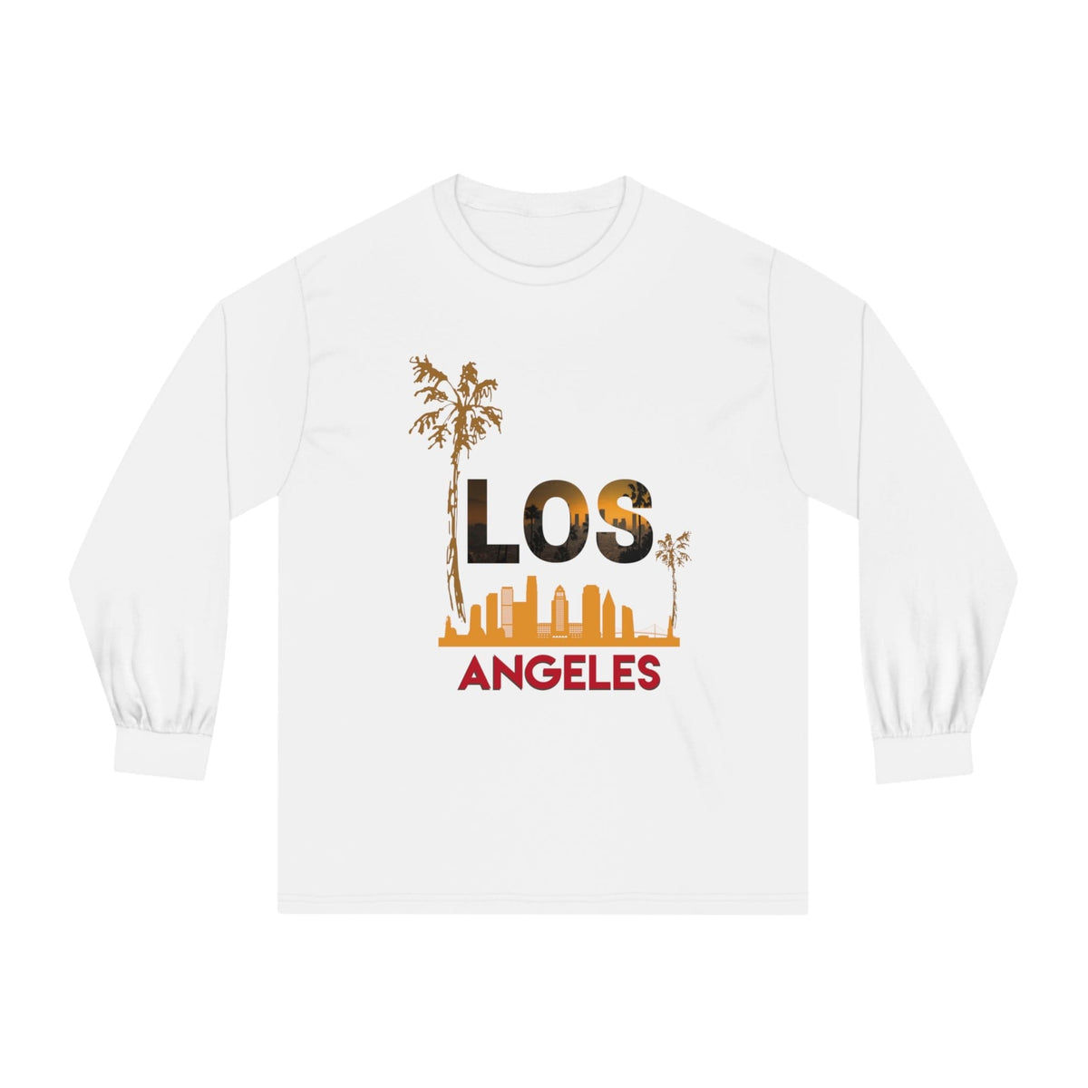 LOS ANGELES – Trendy Design, Premium Long Sleeve Tee