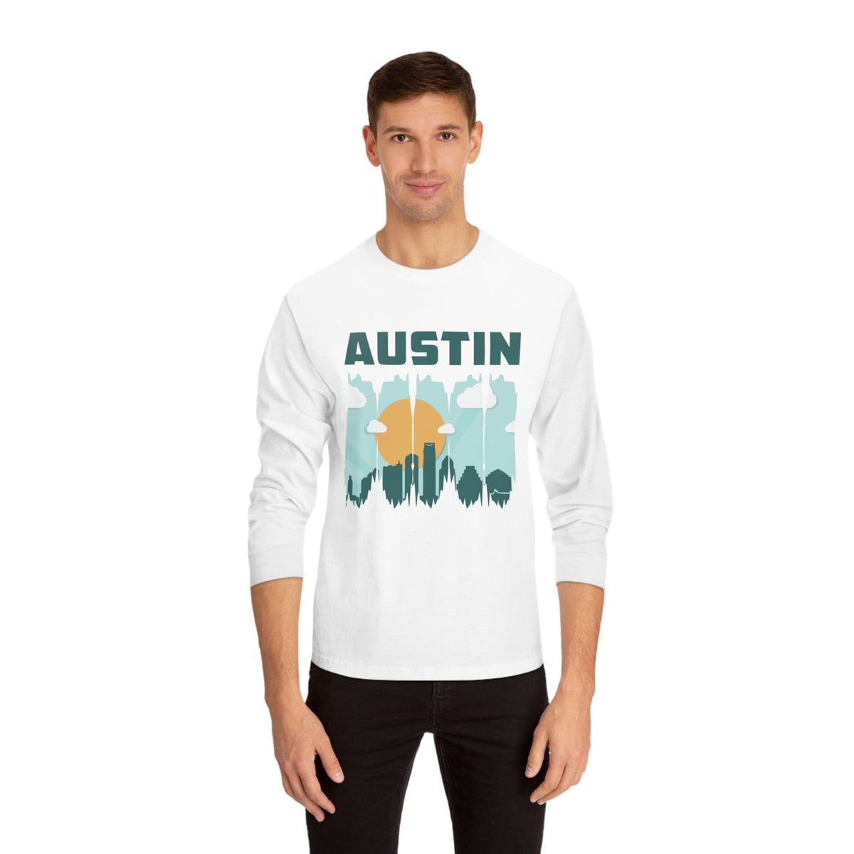 AUSTIN – Trendy Design, Premium Long Sleeve Tee