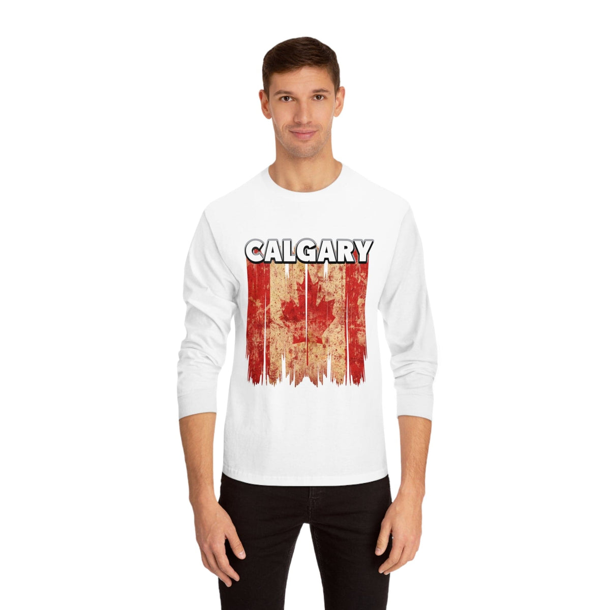 CALGARY – Trendy Design, Premium Long Sleeve Tee