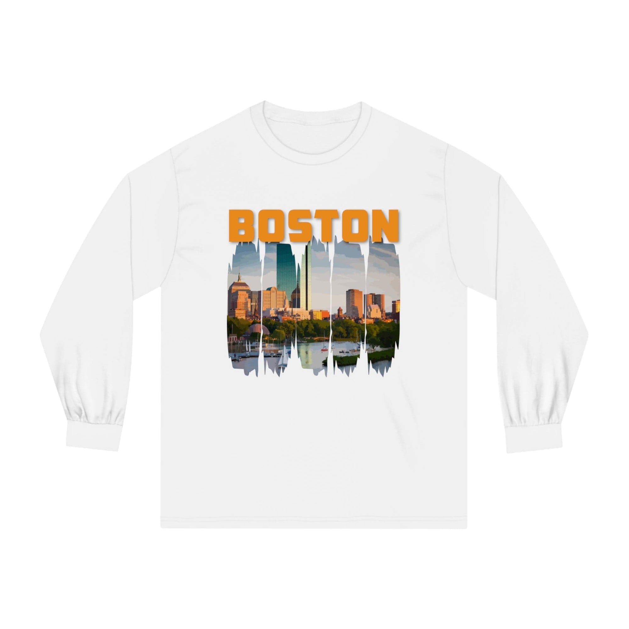 BOSTON – Trendy Design, Premium Long Sleeve Tee