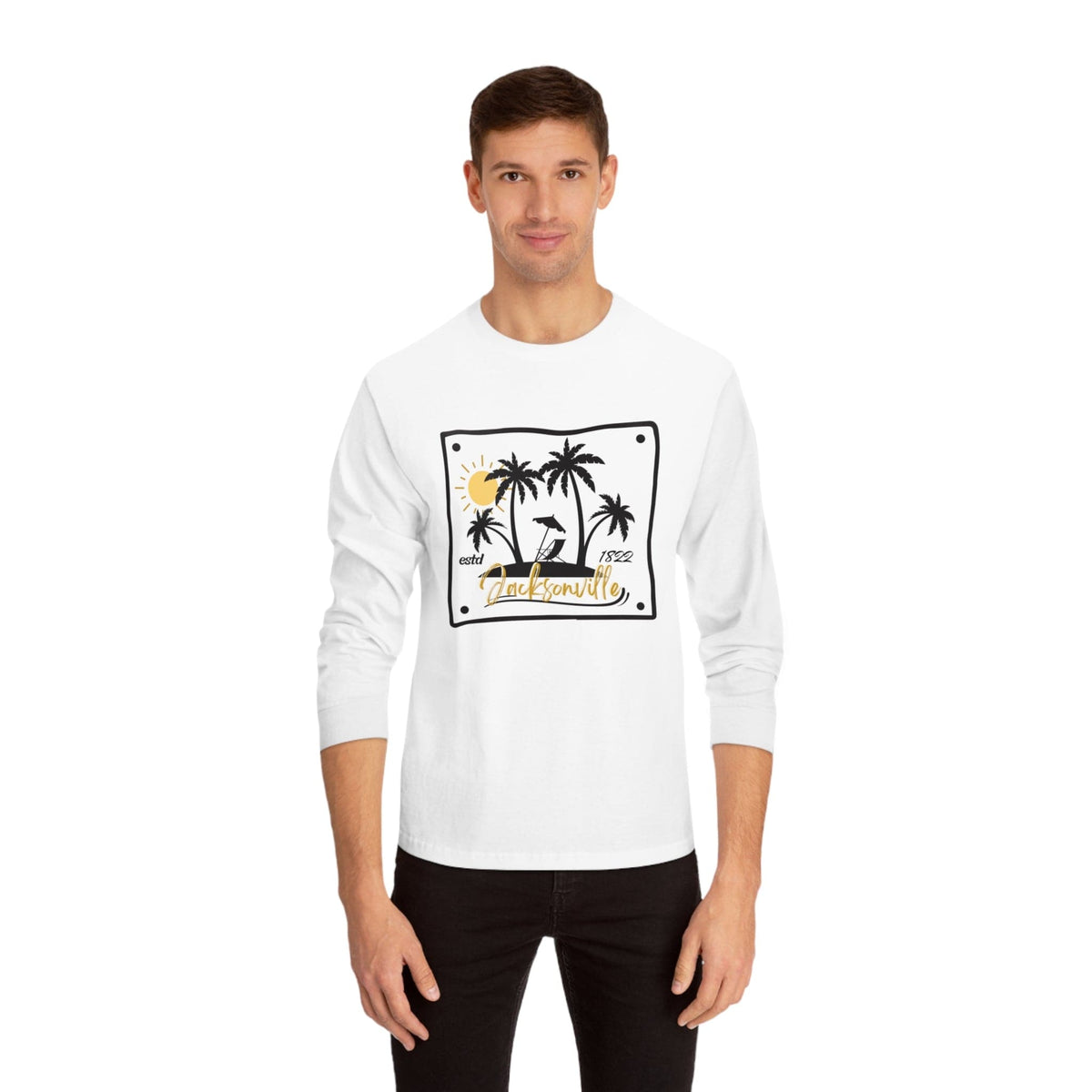 JACKSONVILLE – Trendy Design, Premium Long Sleeve Tee