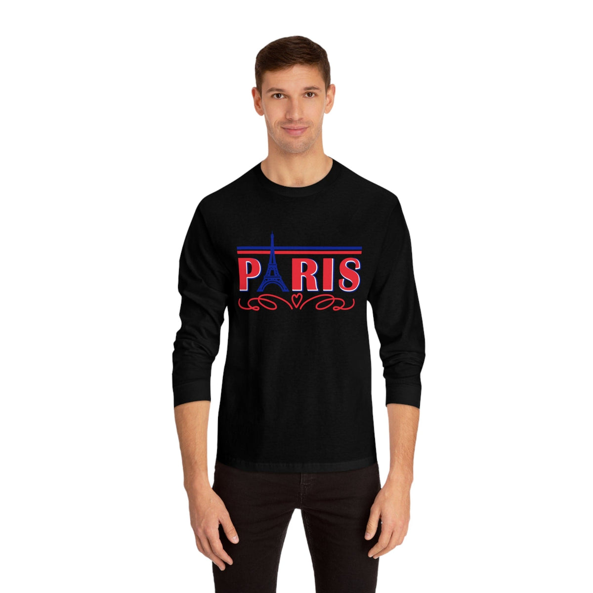 PARIS – Trendy Design, Premium Long Sleeve Tee