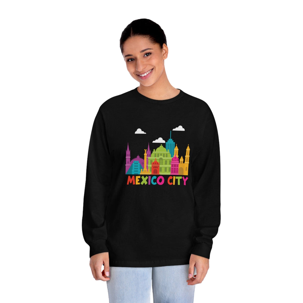 MEXICO CITY – Trendy Design, Premium Long Sleeve Tee