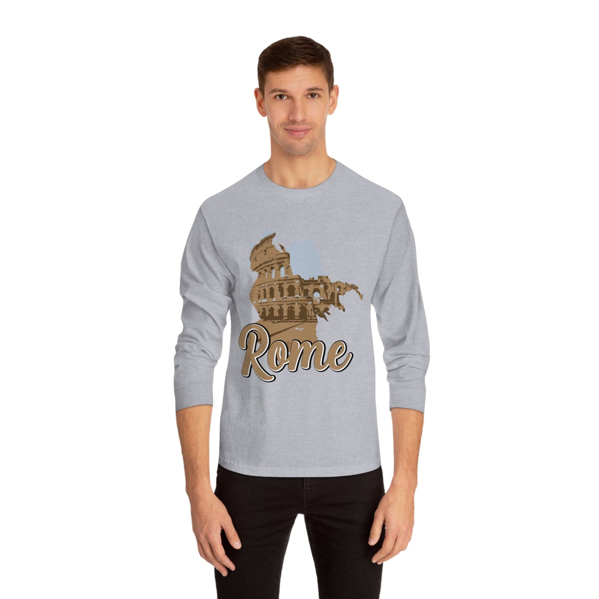 ROME – Trendy Design, Premium Long Sleeve Tee
