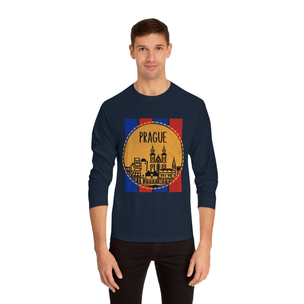 PRAGUE – Trendy Design, Premium Long Sleeve Tee