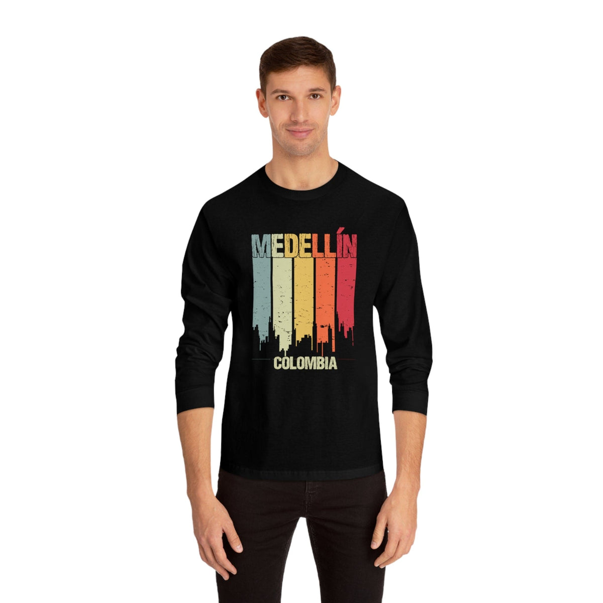 MEDELLIN – Trendy Design, Premium Long Sleeve Tee