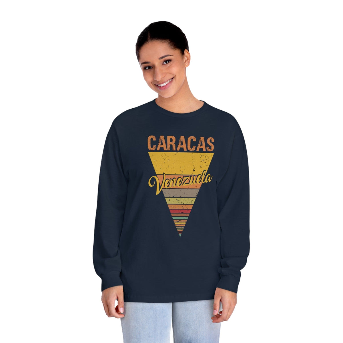 CARACAS – Trendy Design, Premium Long Sleeve Tee