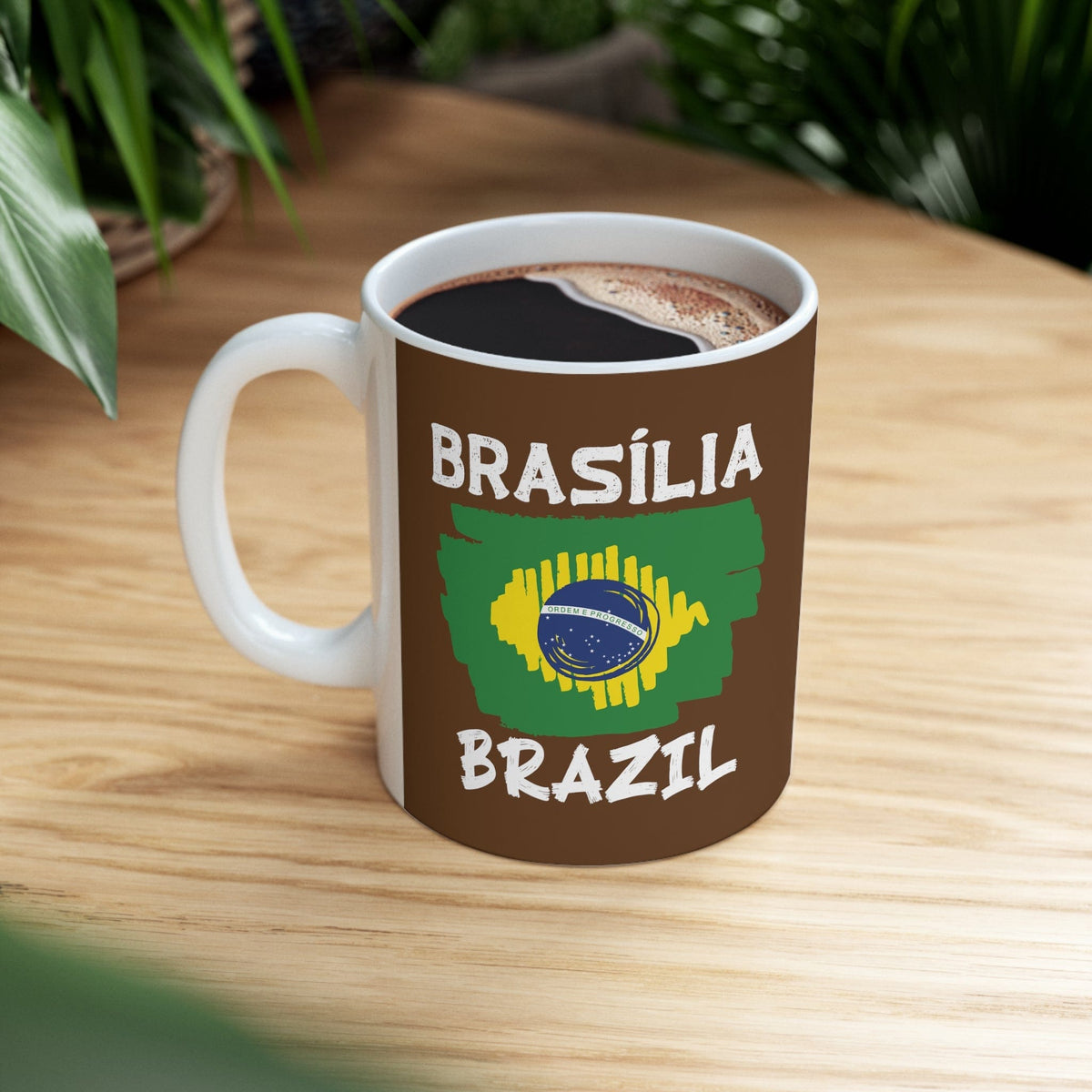 Brushstroke Brasília - Ceramic Mug