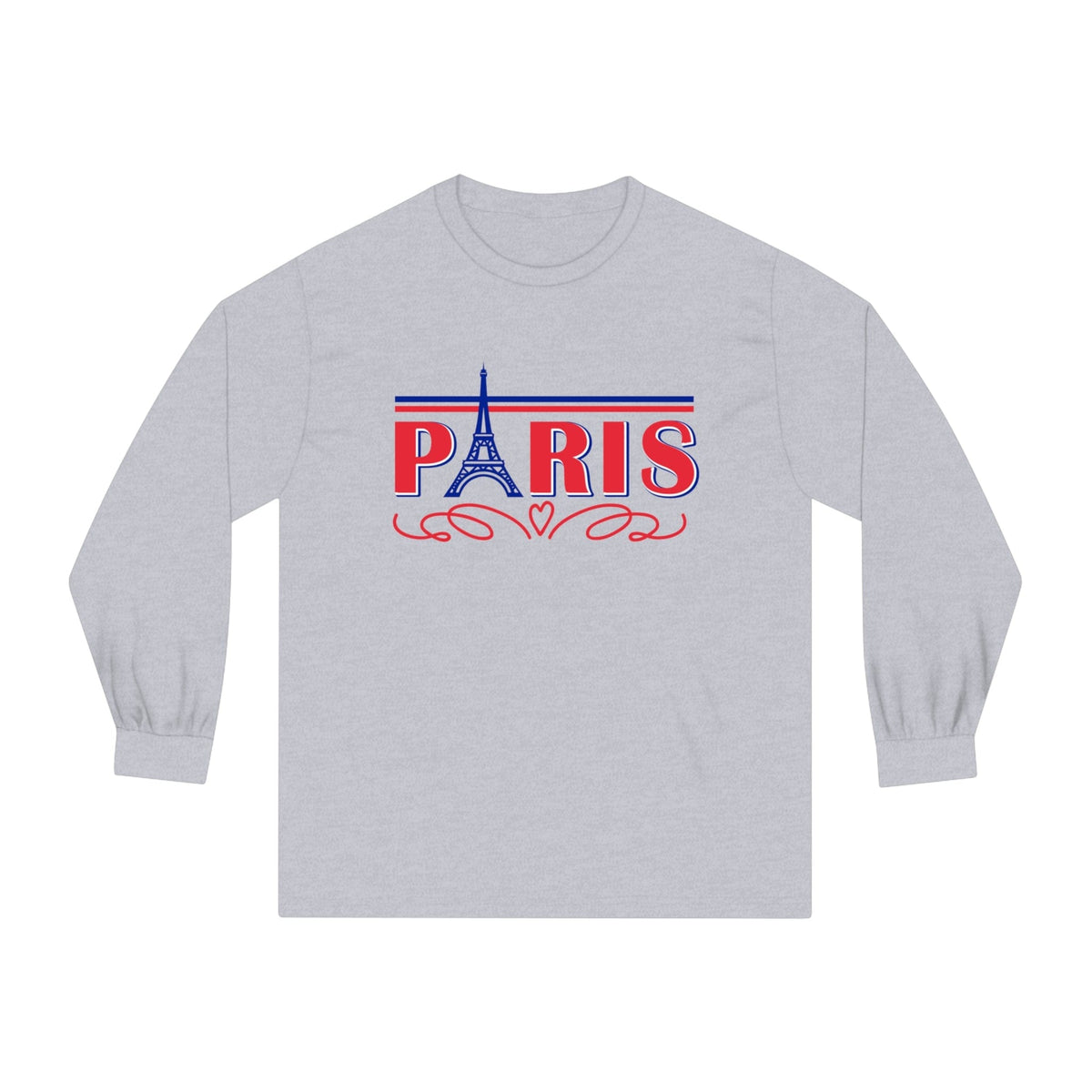 PARIS – Trendy Design, Premium Long Sleeve Tee