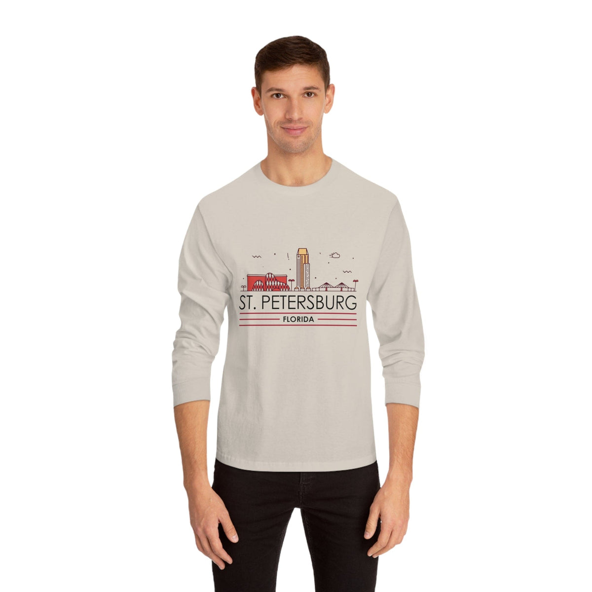 ST. PETERSBURG – Trendy Design, Premium Long Sleeve Tee