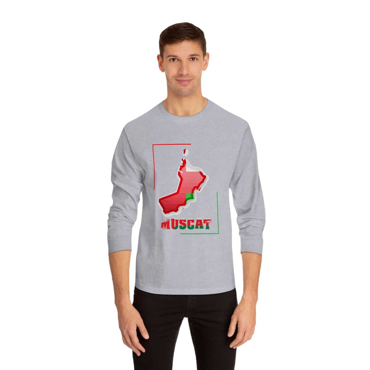 MUSCAT – Trendy Design, Premium Long Sleeve Tee