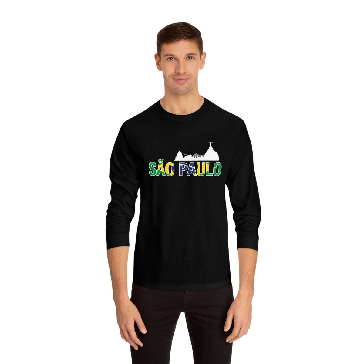 SAO PAULO – Trendy Design, Premium Long Sleeve Tee