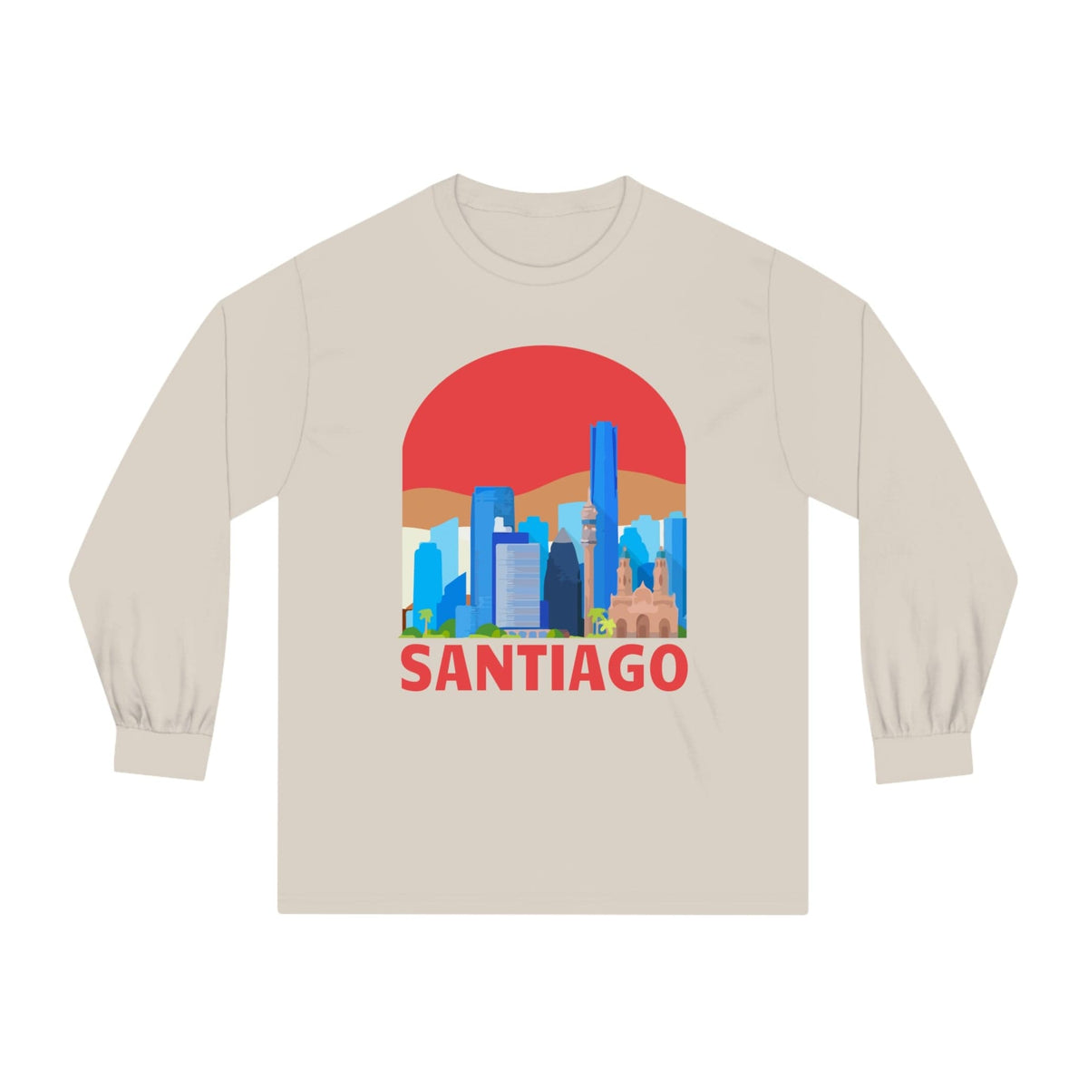 SANTIAGO – Trendy Design, Premium Long Sleeve Tee