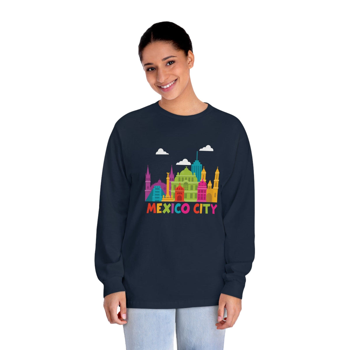 MEXICO CITY – Trendy Design, Premium Long Sleeve Tee