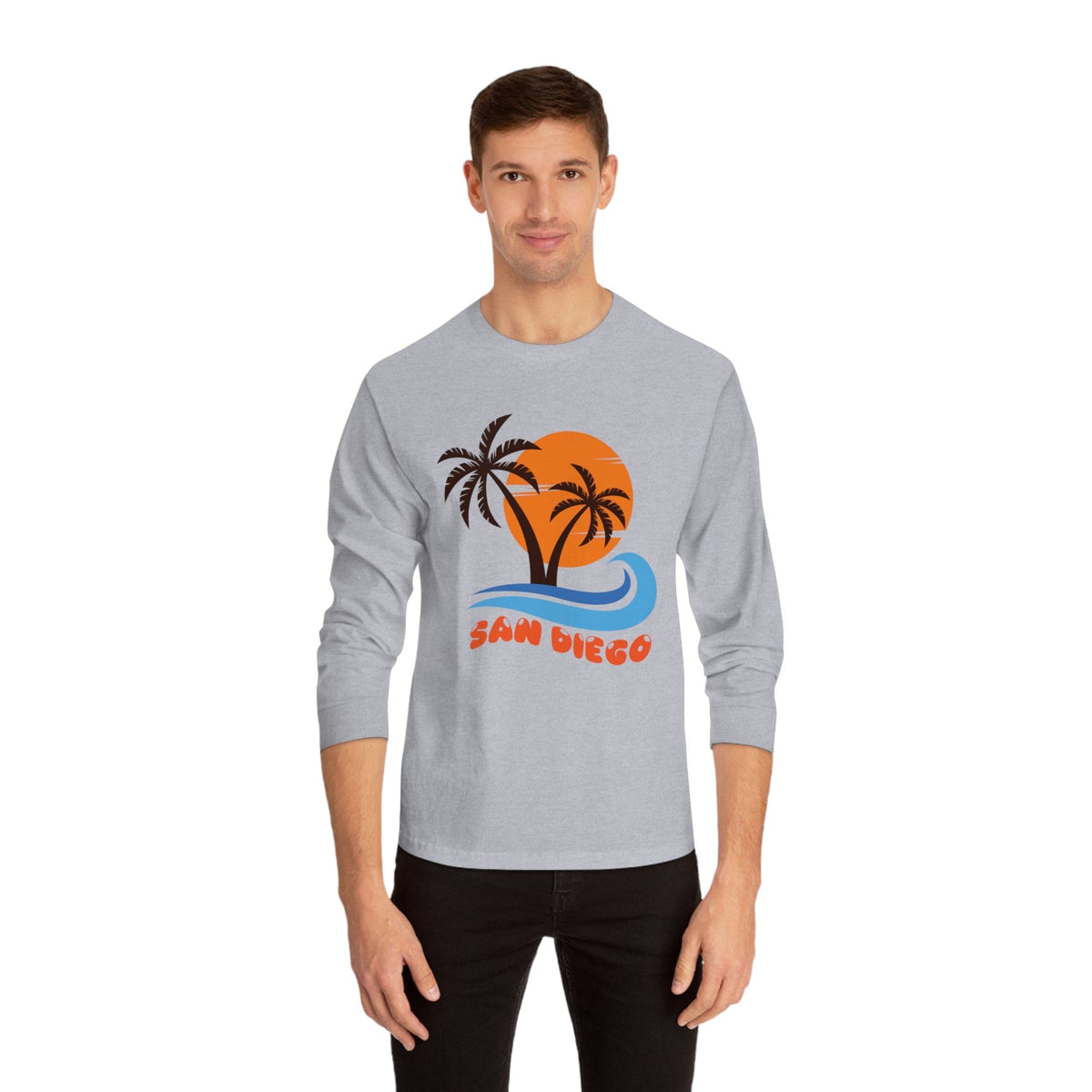 SAN DIEGO – Trendy Design, Premium Long Sleeve Tee