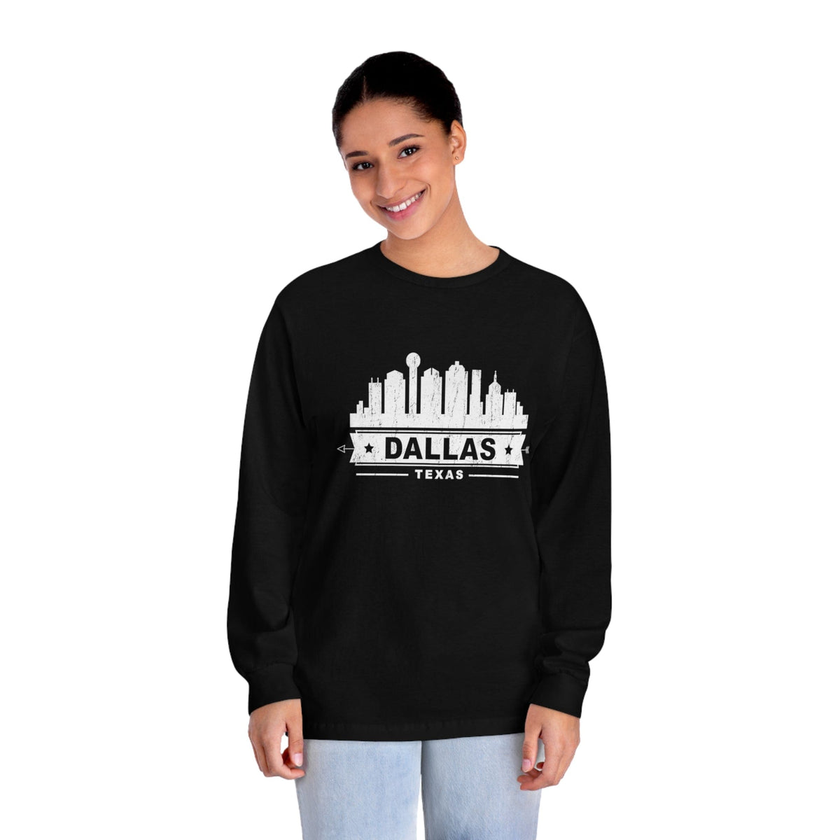 DALLAS – Trendy Design, Premium Long Sleeve Tee