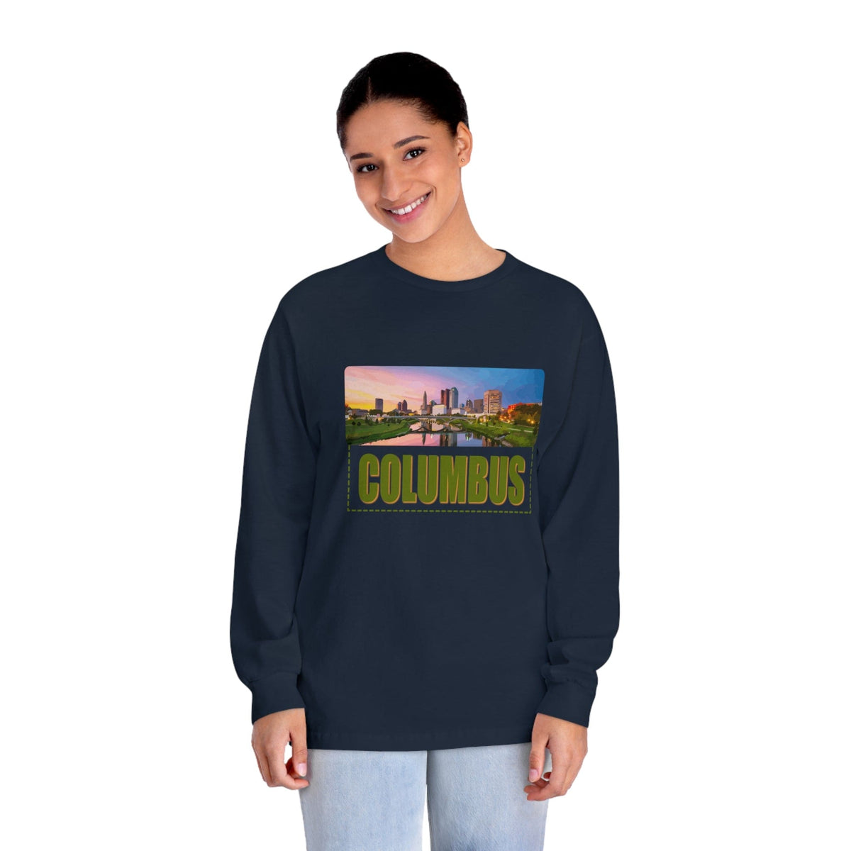 COLUMBUS – Trendy Design, Premium Long Sleeve Tee