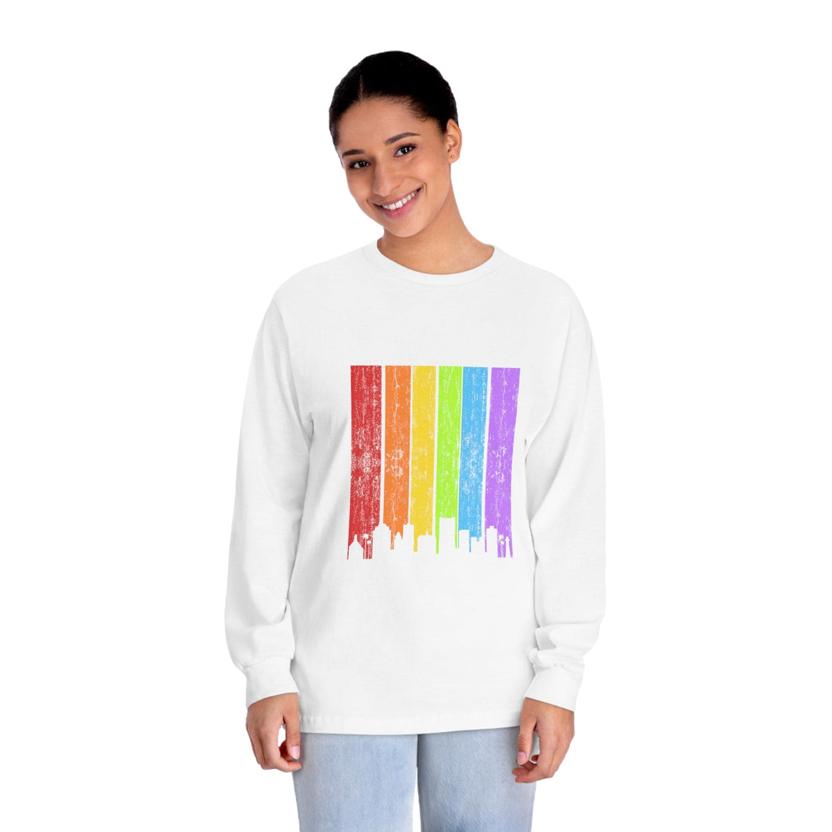 LONG BEACH – Trendy Design, Premium Long Sleeve Tee