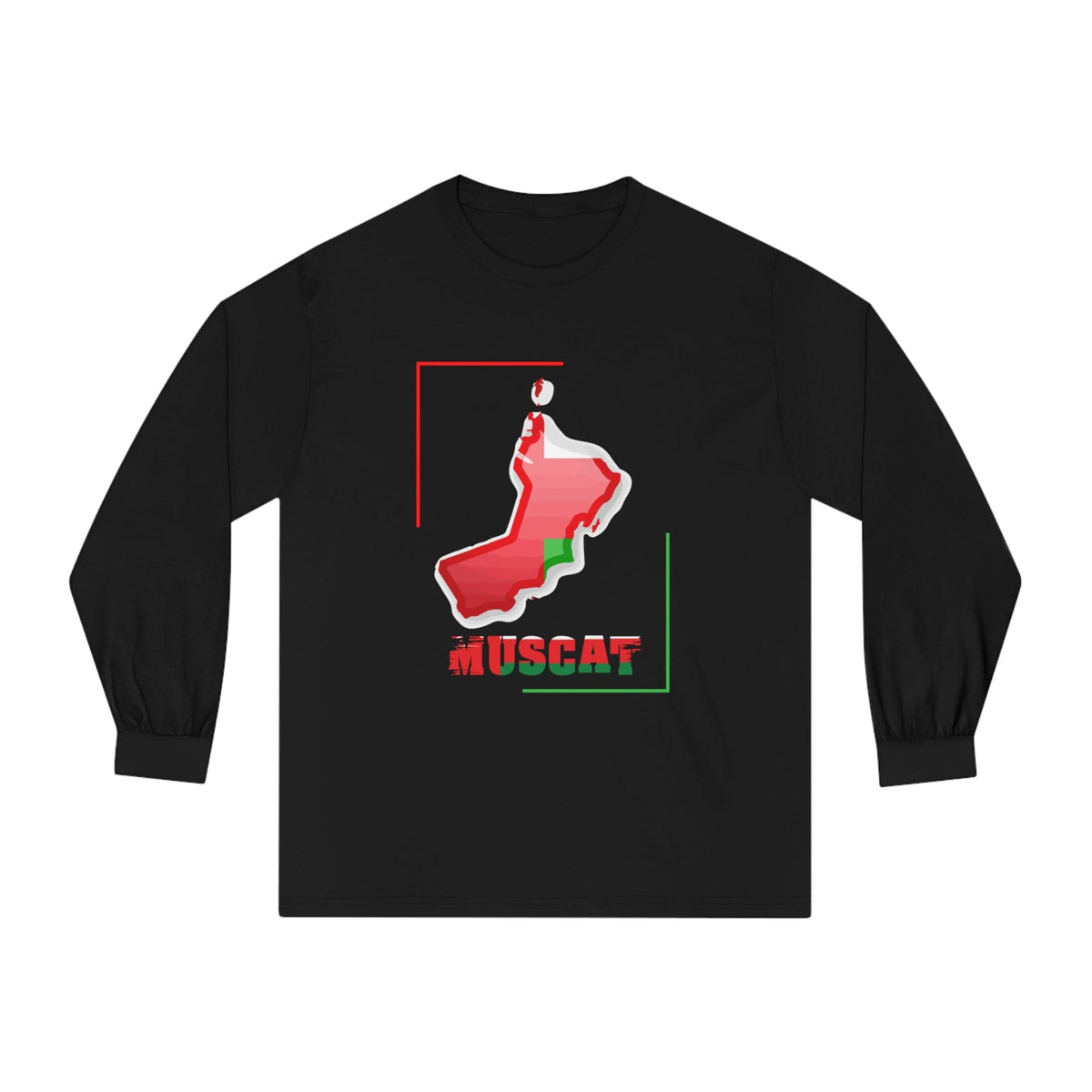 MUSCAT – Trendy Design, Premium Long Sleeve Tee