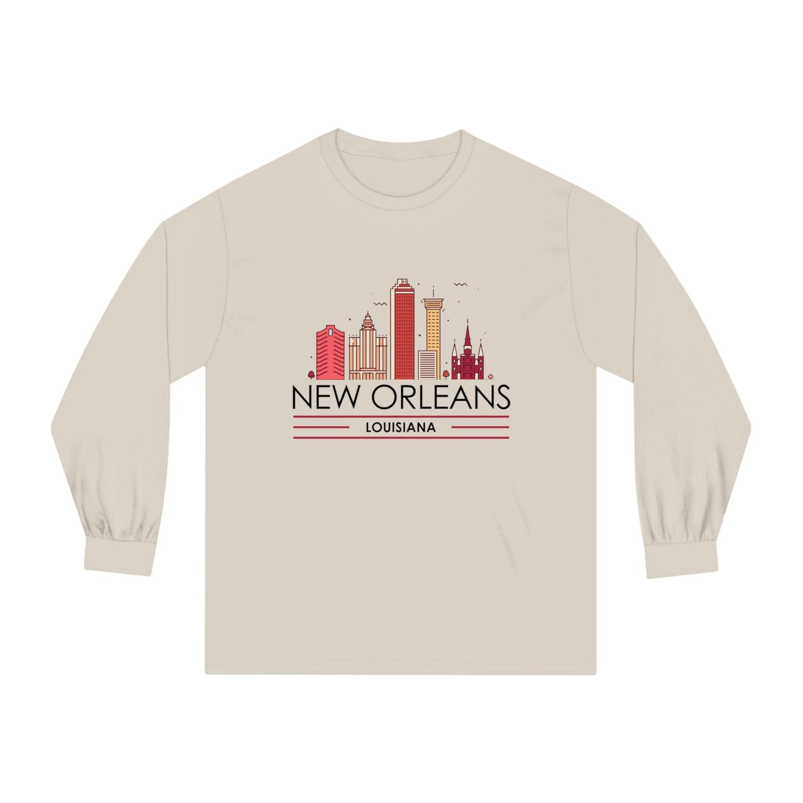 NEW ORLEANS – Trendy Design, Premium Long Sleeve Tee