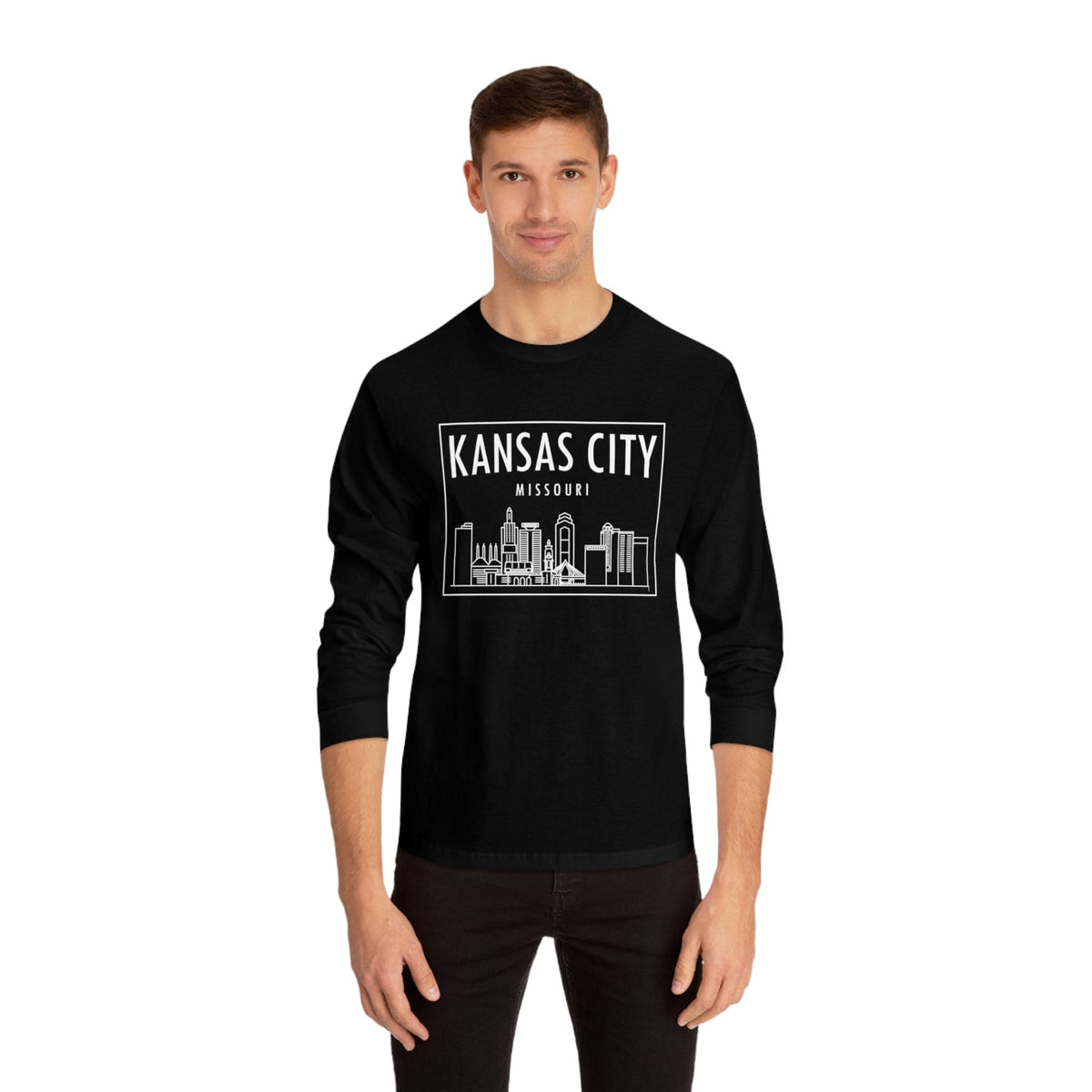 KANSAS CITY – Trendy Design, Premium Long Sleeve Tee