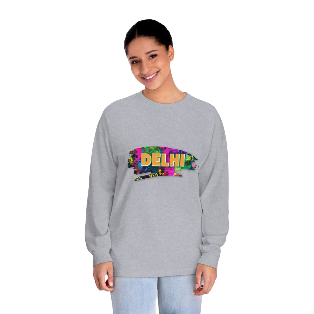 DELHI – Trendy Design, Premium Long Sleeve Tee