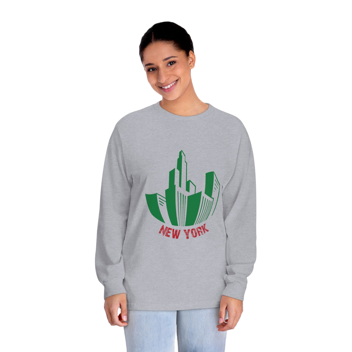 NEW YORK – Trendy Design, Premium Long Sleeve Tee