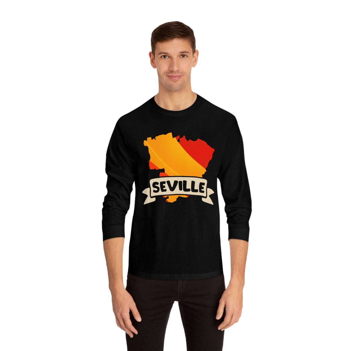SEVILLE – Trendy Design, Premium Long Sleeve Tee