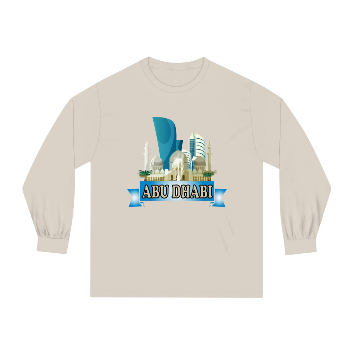 ABU DHABI – Trendy Design, Premium Long Sleeve Tee