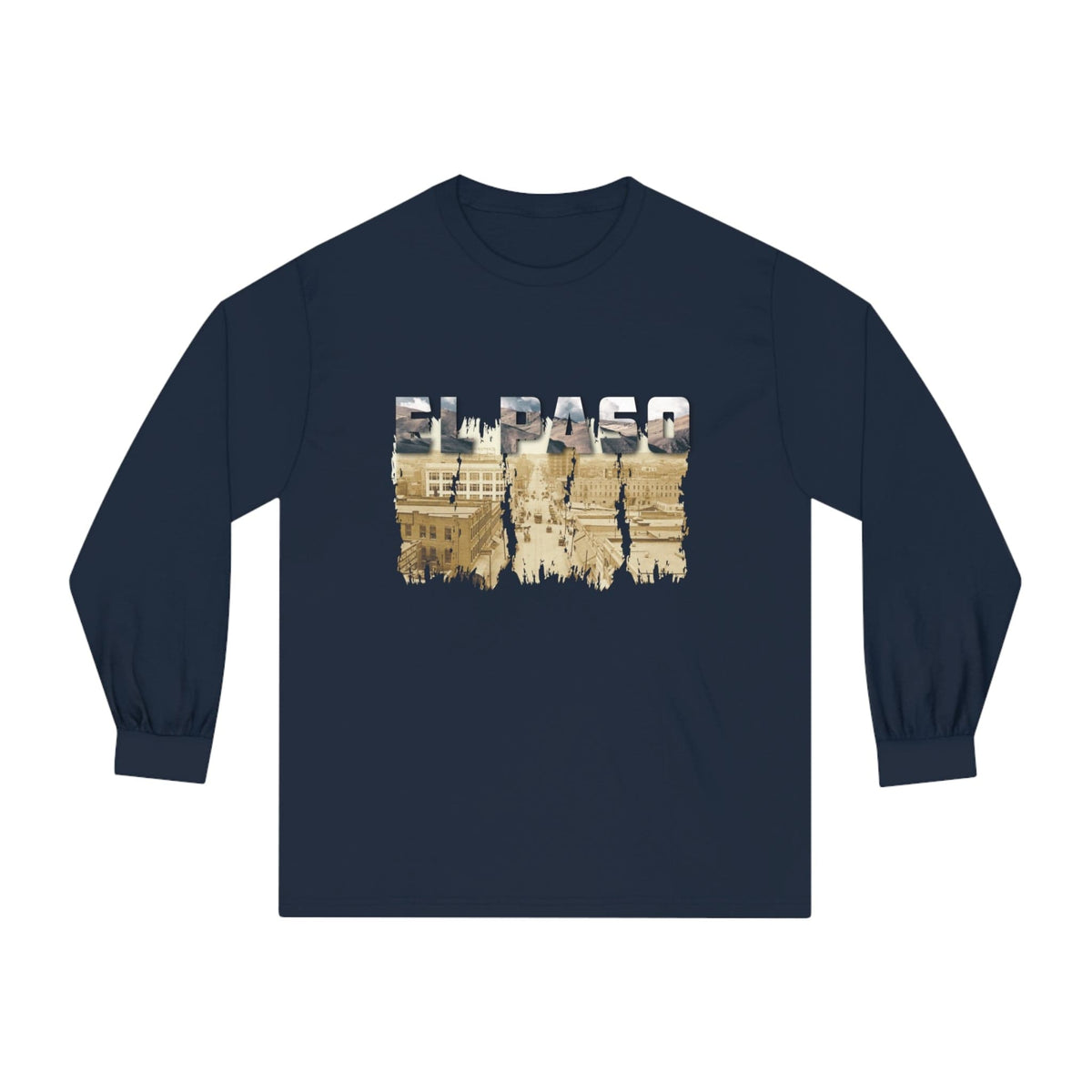 EL PASO – Trendy Design, Premium Long Sleeve Tee