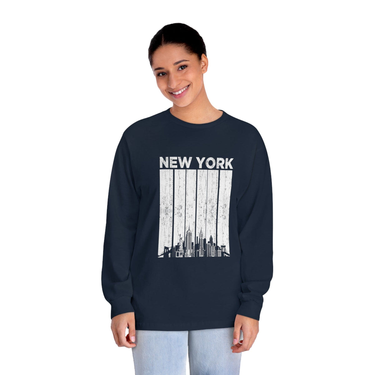 NEW YORK – Trendy Design, Premium Long Sleeve Tee