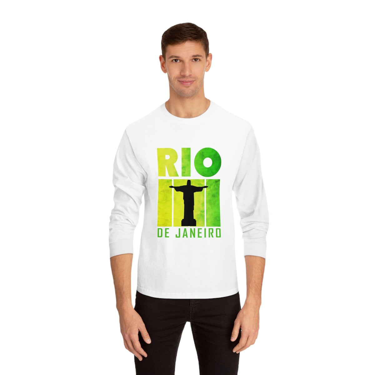 RO de JANEIRO – Trendy Design, Premium Long Sleeve Tee