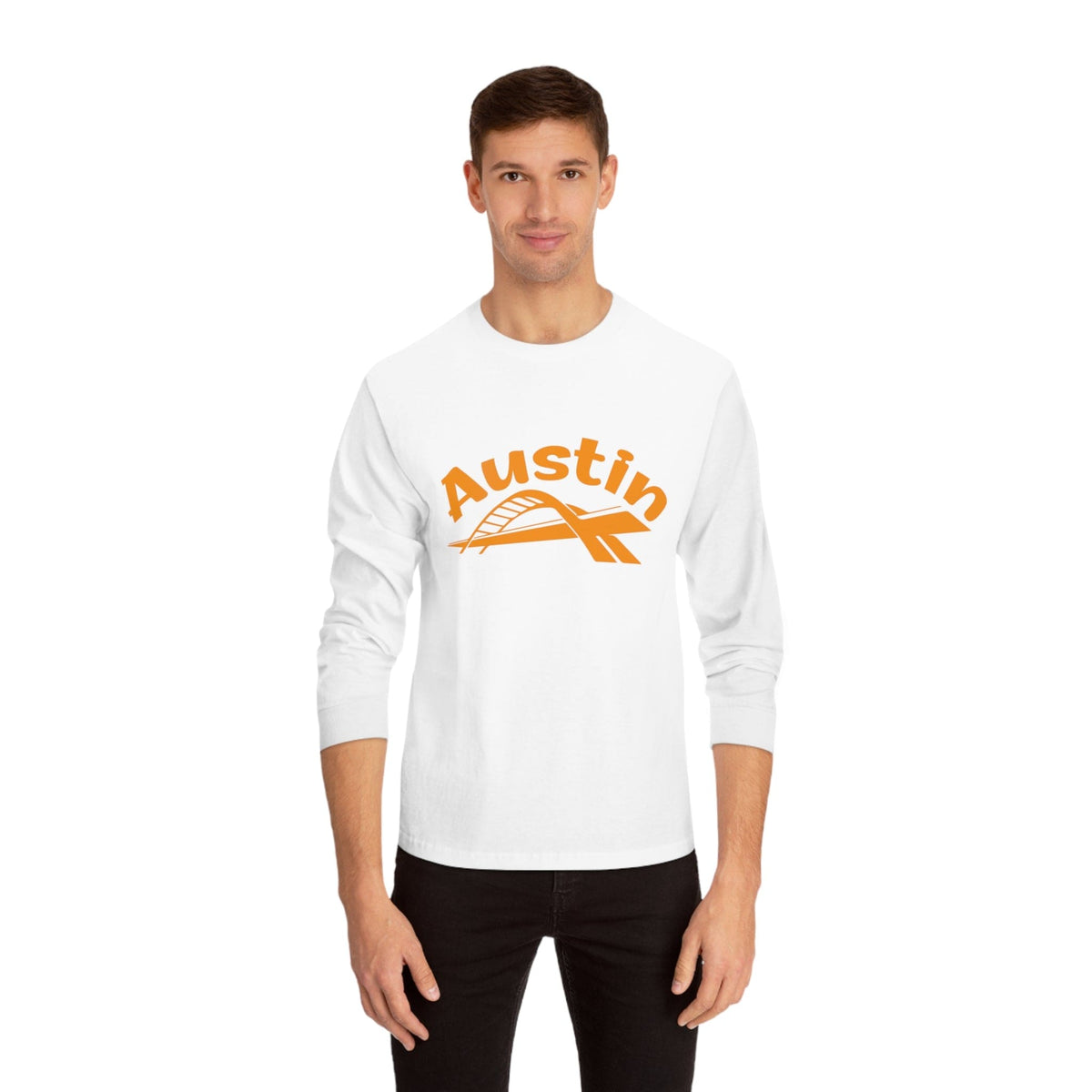 AUSTIN – Trendy Design, Premium Long Sleeve Tee