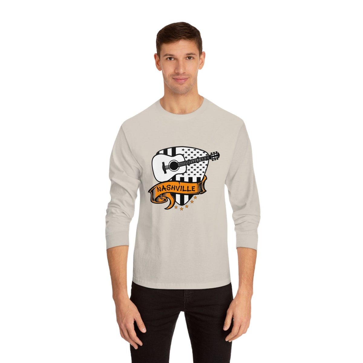 NASHVILLE – Trendy Design, Premium Long Sleeve Tee