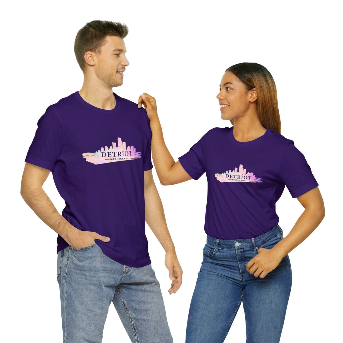 Detroit Skyline - Short Sleeve Tee