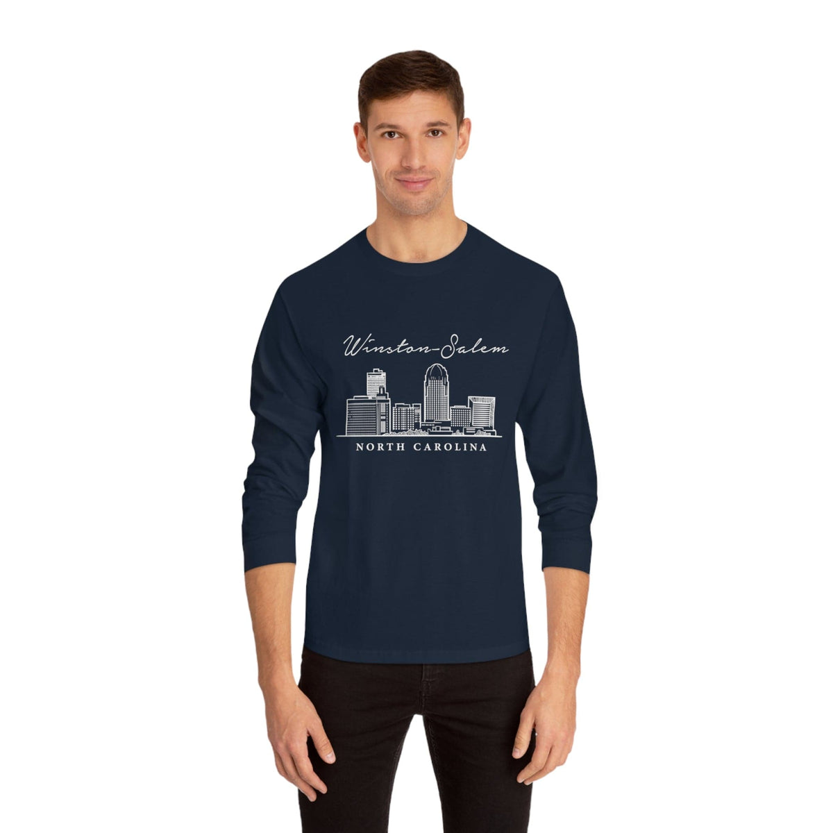WINSTON – Trendy Design, Premium Long Sleeve Tee