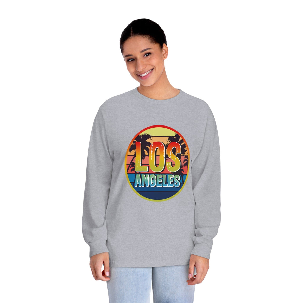 LOS ANGELES – Trendy Design, Premium Long Sleeve Tee