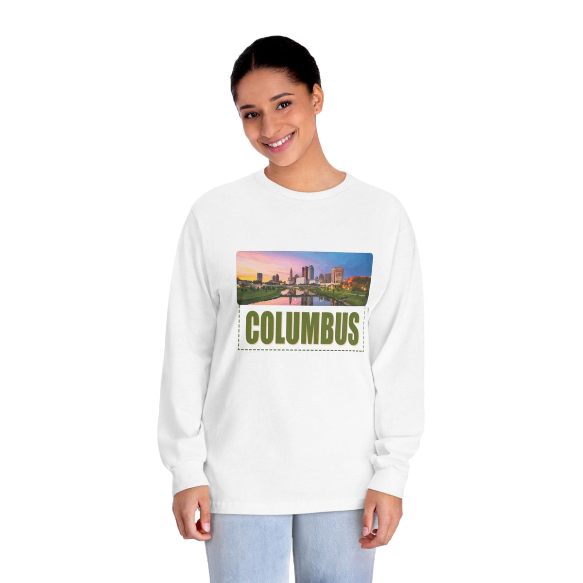 COLUMBUS – Trendy Design, Premium Long Sleeve Tee