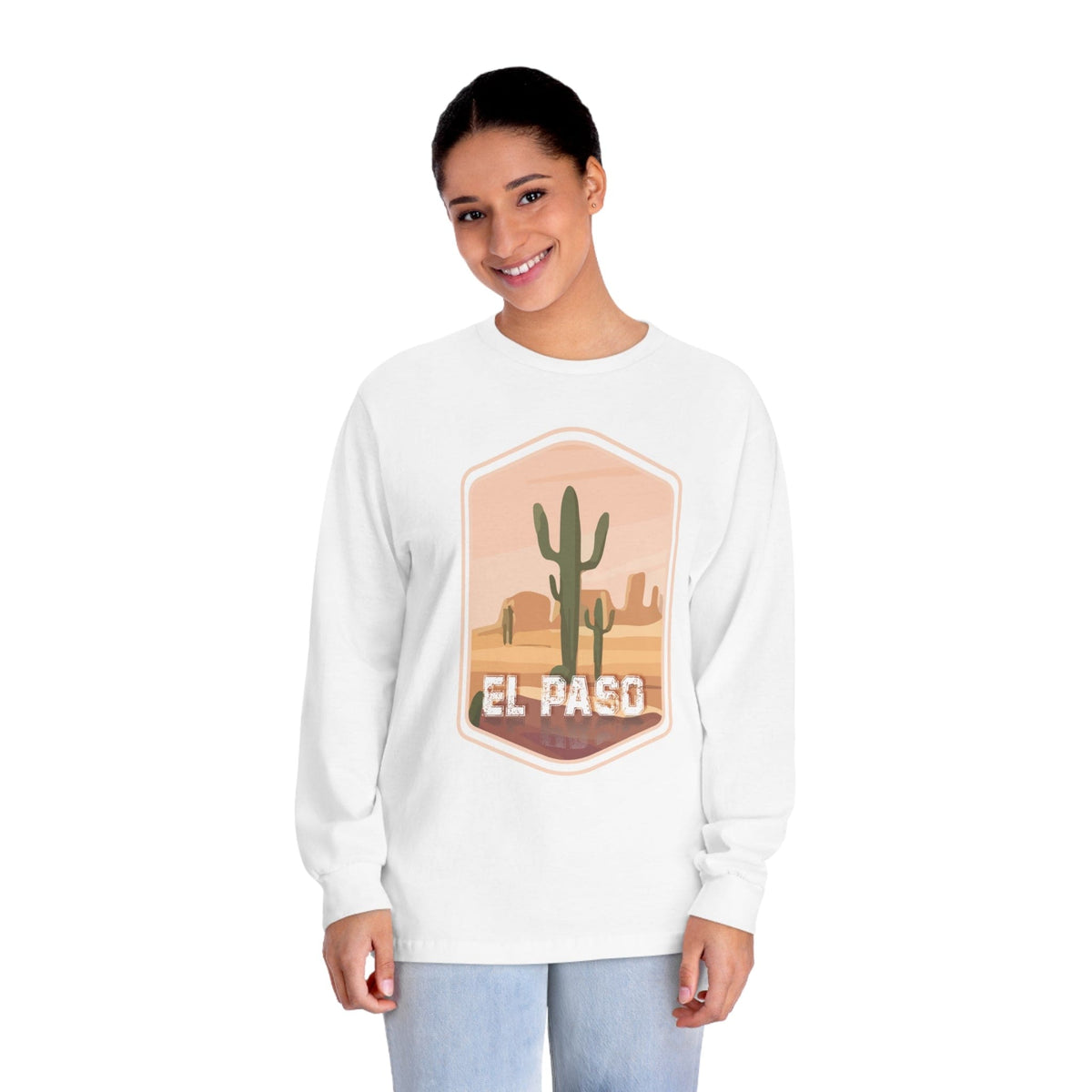 EL PASO – Trendy Design, Premium Long Sleeve Tee