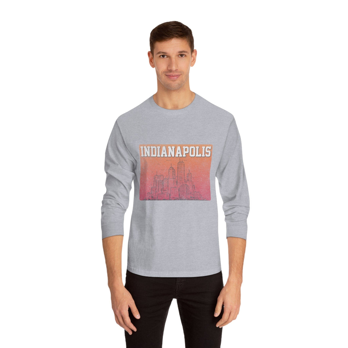 INDIANAPOLIS – Trendy Design, Premium Long Sleeve Tee