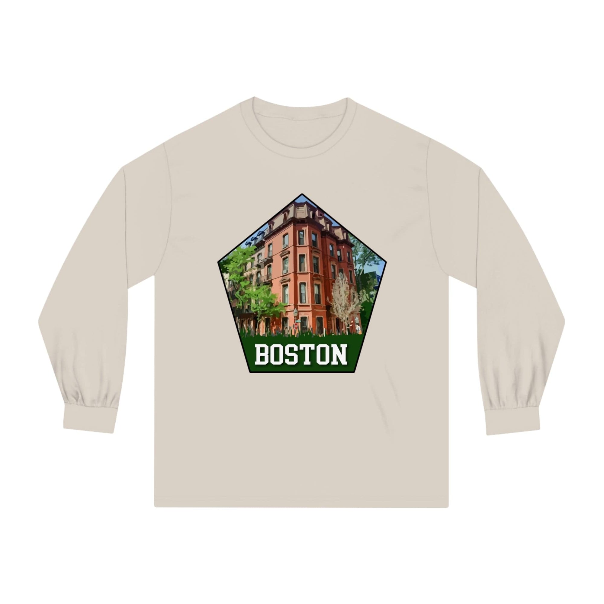 BOSTON – Trendy Design, Premium Long Sleeve Tee