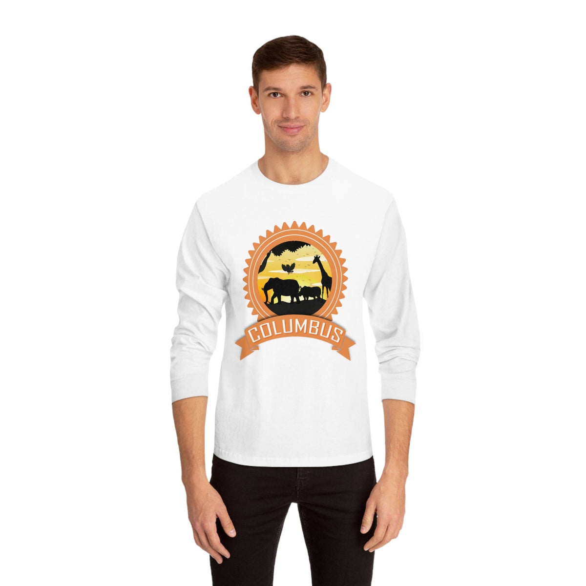 COLUMBUS – Trendy Design, Premium Long Sleeve Tee