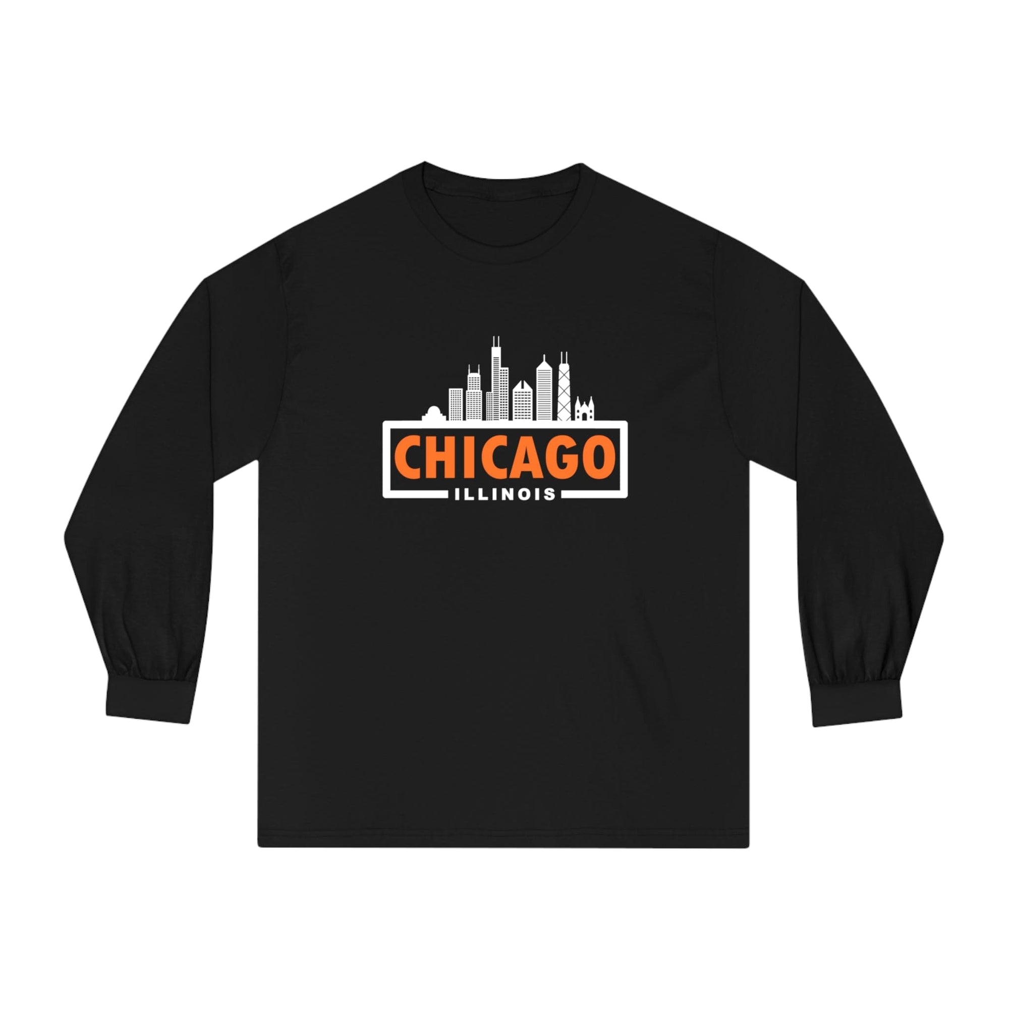 CHICAGO – Trendy Design, Premium Long Sleeve Tee