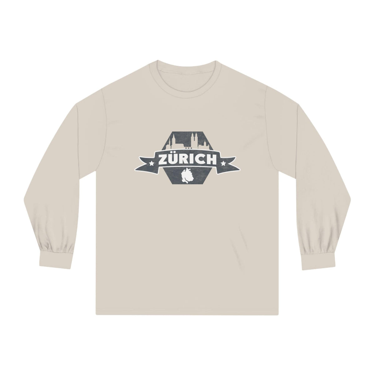 ZURICH – Trendy Design, Premium Long Sleeve Tee