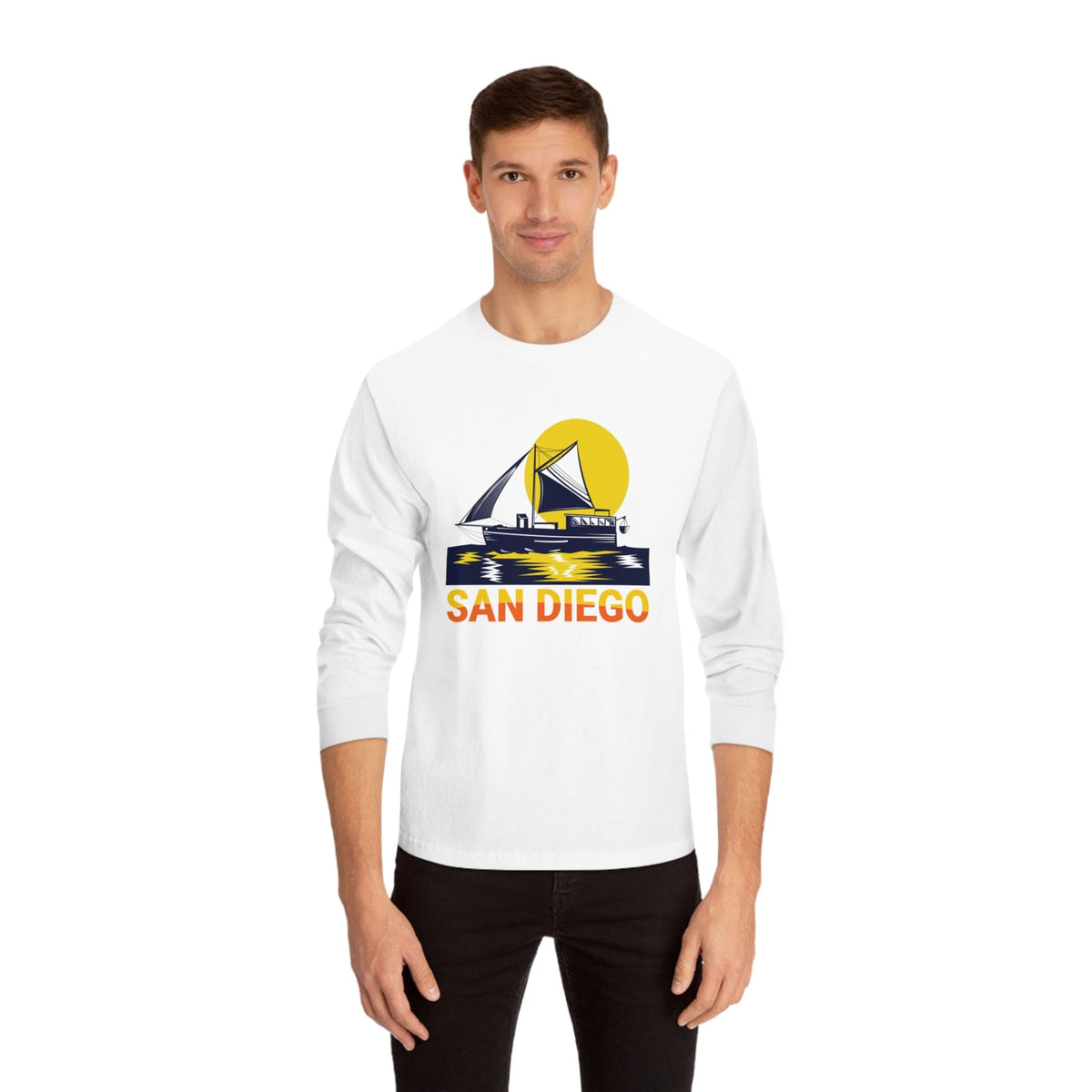 SAN DIEGO – Trendy Design, Premium Long Sleeve Tee