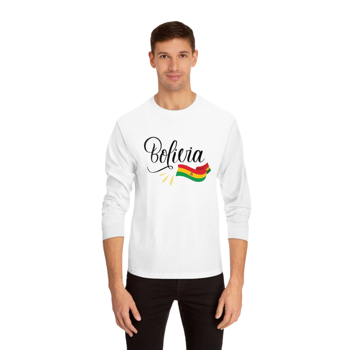 BOLIVIA – Trendy Design, Premium Long Sleeve Tee