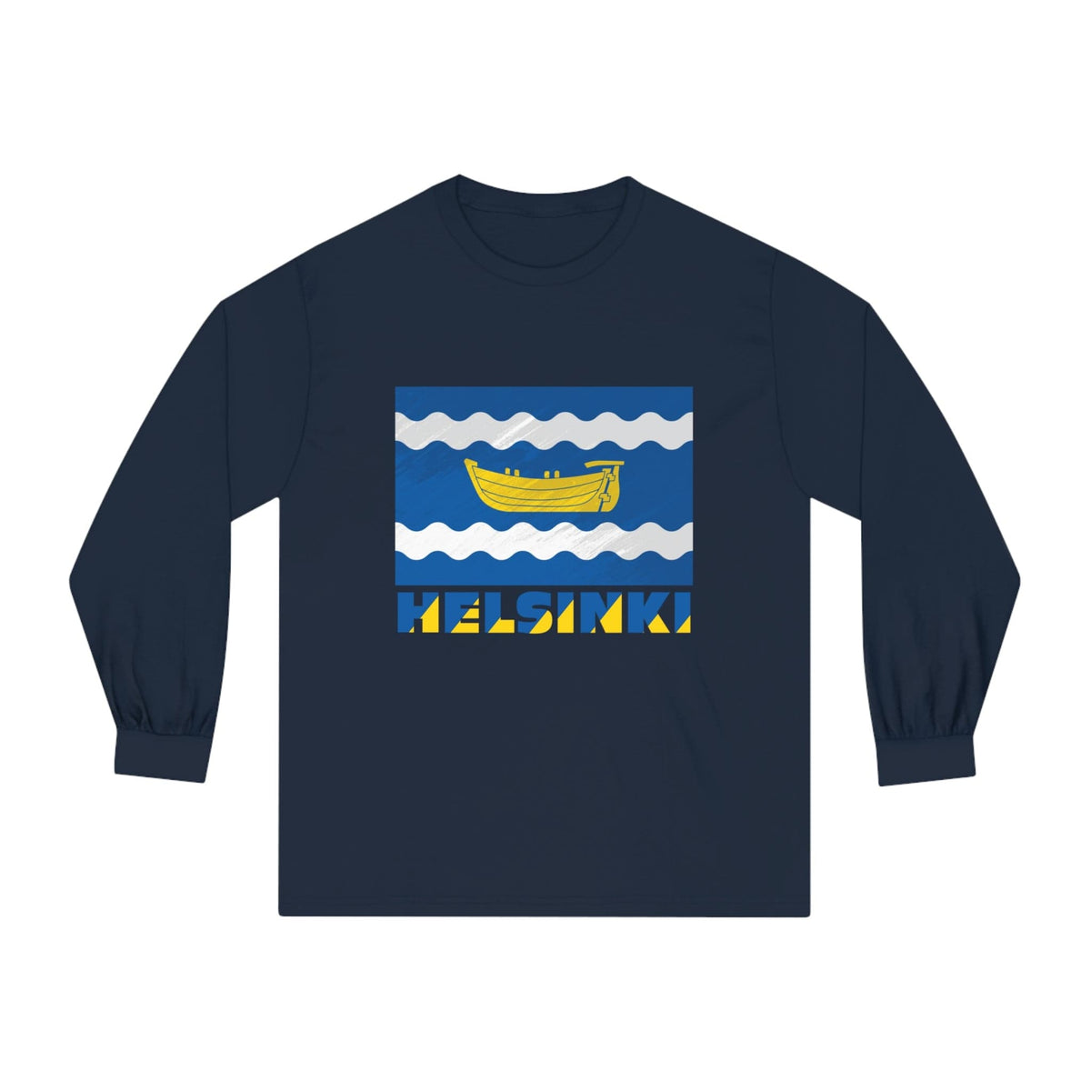 HELSINKI – Trendy Design, Premium Long Sleeve Tee